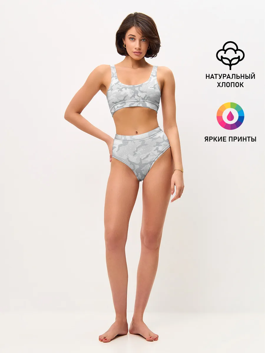 Женские топ и трусы / Lite Camouflage Lines