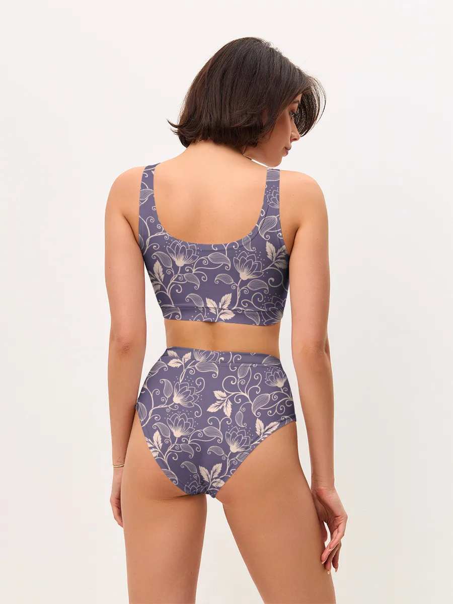 Женские топ и трусы / Естественный стиль