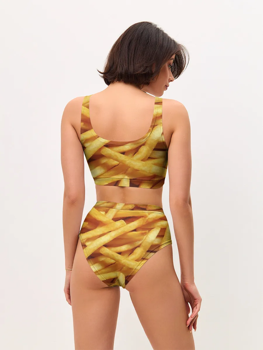 Женские топ и трусы / Картошка фри