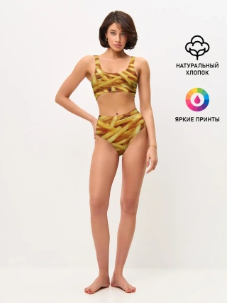 Женские топ и трусы / Картошка фри