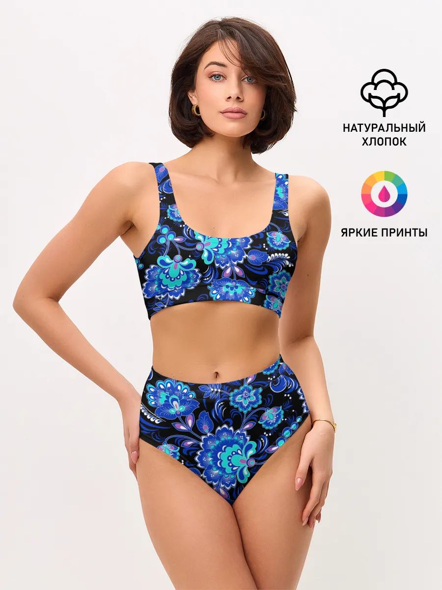 Женские топ и трусы / Хохлома