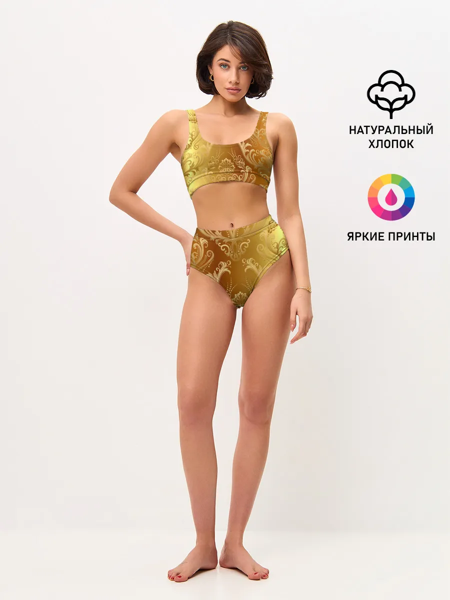 Женские топ и трусы / ЗОЛОТОЙ УЗОР.