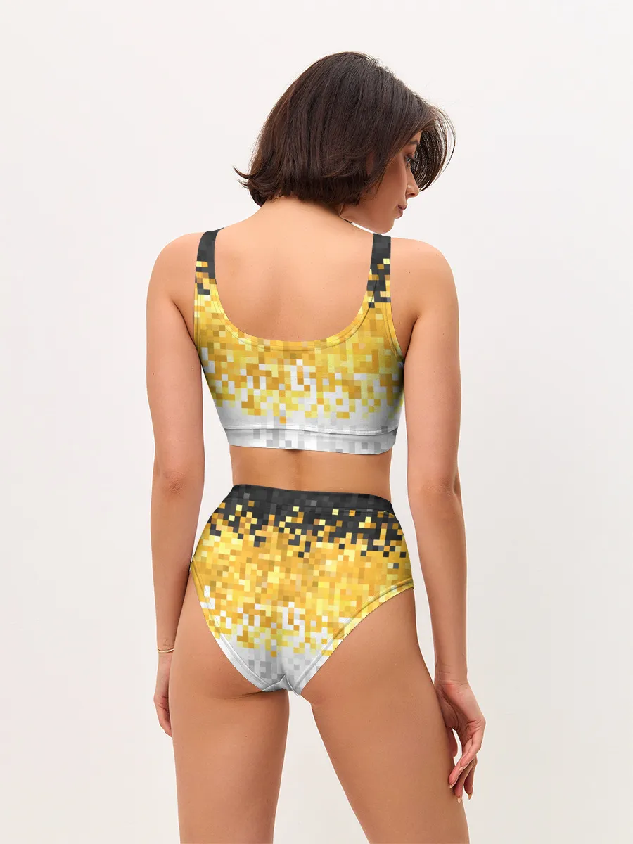 Женские топ и трусы / 1858 Имперский флаг пикселами