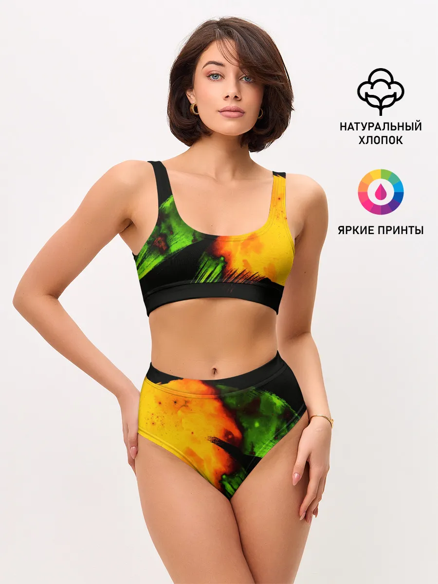 Женские топ и трусы / Космос