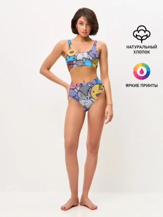 Женские топ и трусы / Текстура