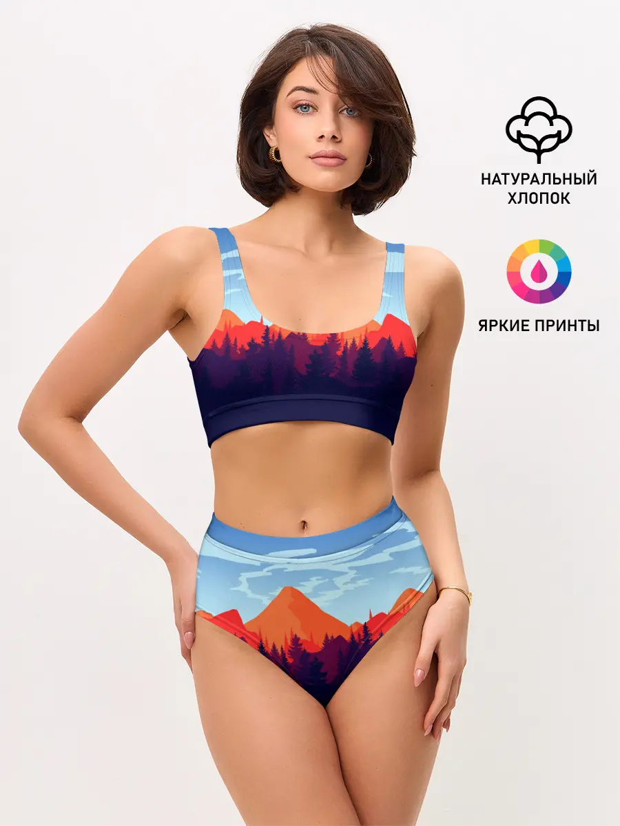 Женские топ и трусы / Firewatch collection