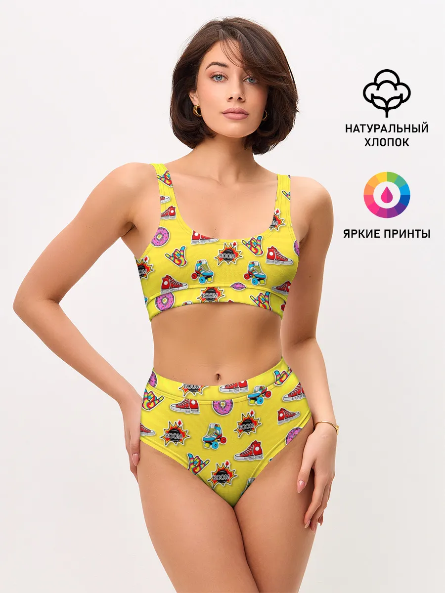 Женские топ и трусы / Pop Art