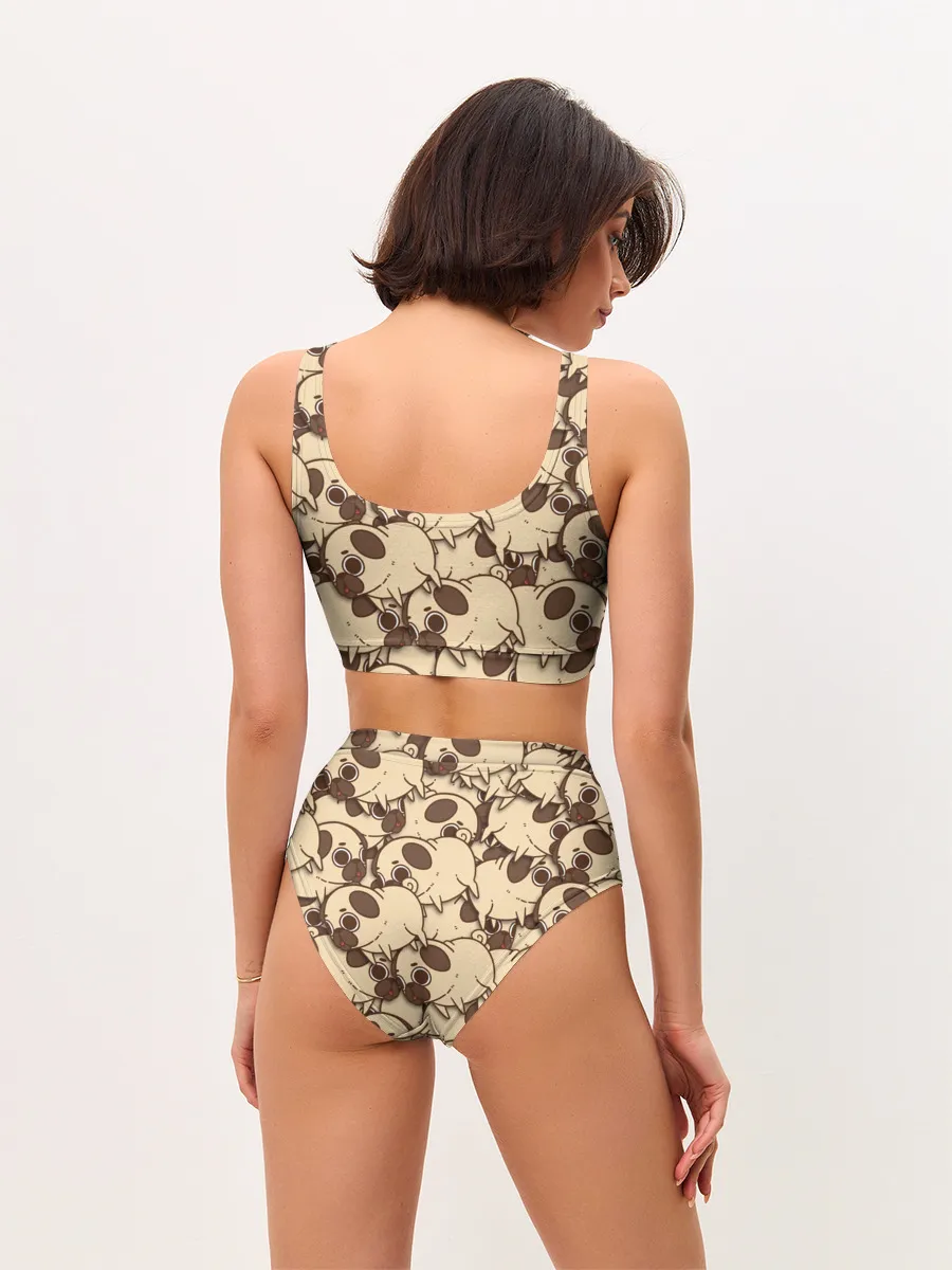 Женские топ и трусы / мопс