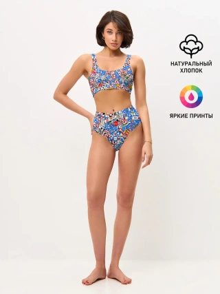 Женские топ и трусы / Дорожные знаки. Стикербомбинг