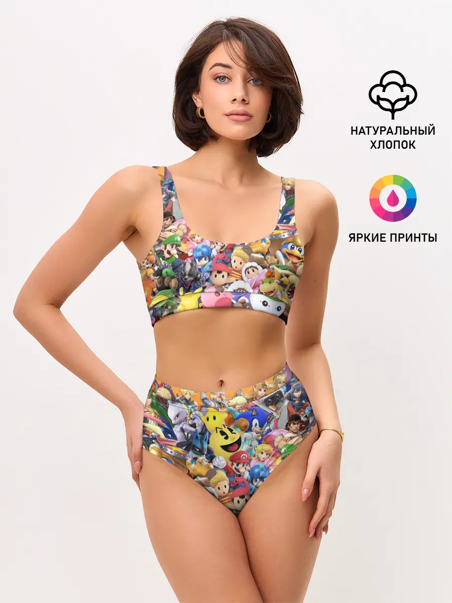 Женские топ и трусы / Super Smash Bros