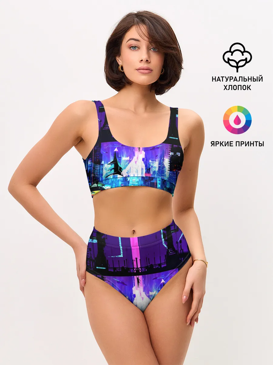 Женские топ и трусы / CYBERPUNK