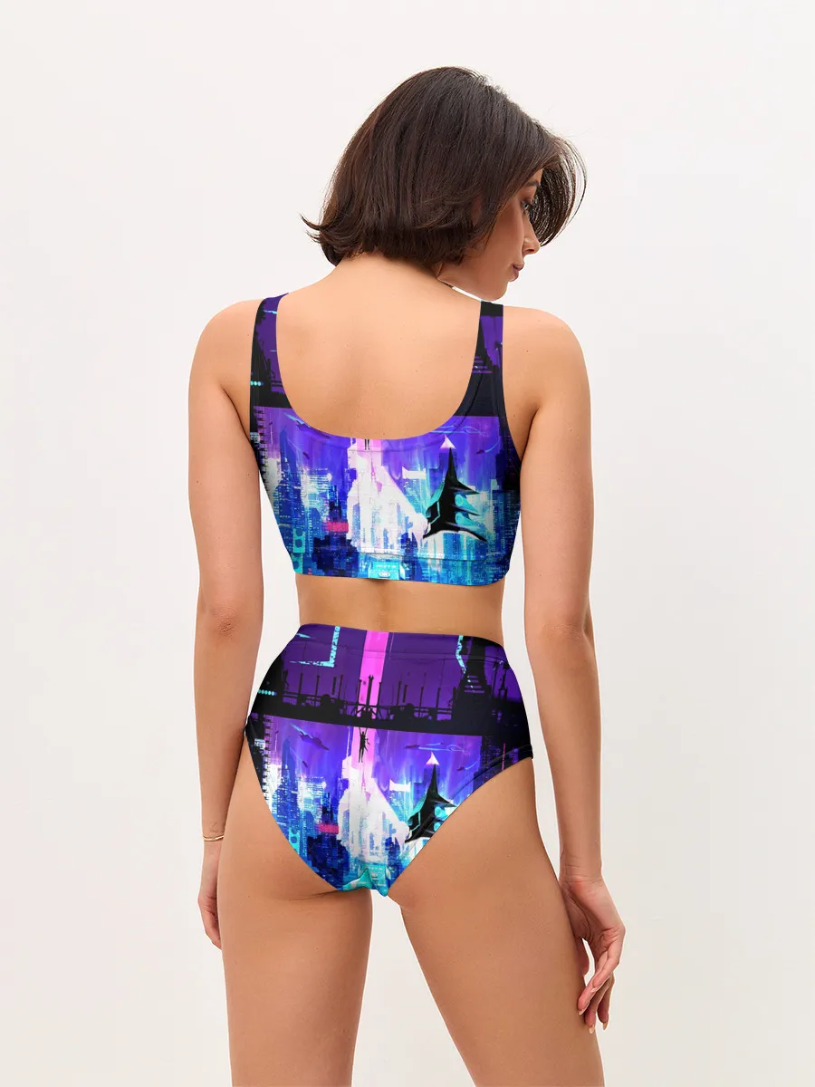 Женские топ и трусы / CYBERPUNK