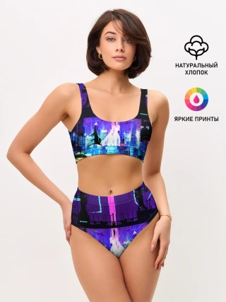 Женские топ и трусы / CYBERPUNK