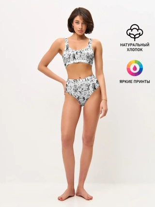 Женские топ и трусы / Super Space Dogs