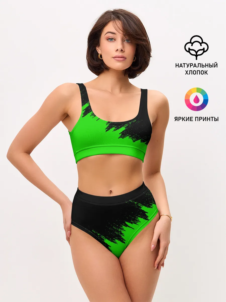 Женские топ и трусы / КРАСКА И НИЧЕГО ЛИШНЕГО!