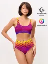 Женские топ и трусы / Красочная Геометрия