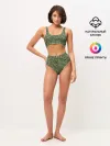 Женские топ и трусы / Flowers Green