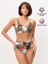 Женские топ и трусы / Лоскутный орнамент
