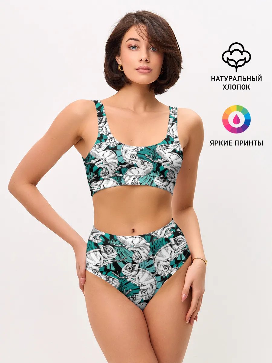 Женские топ и трусы / Хамелеоны