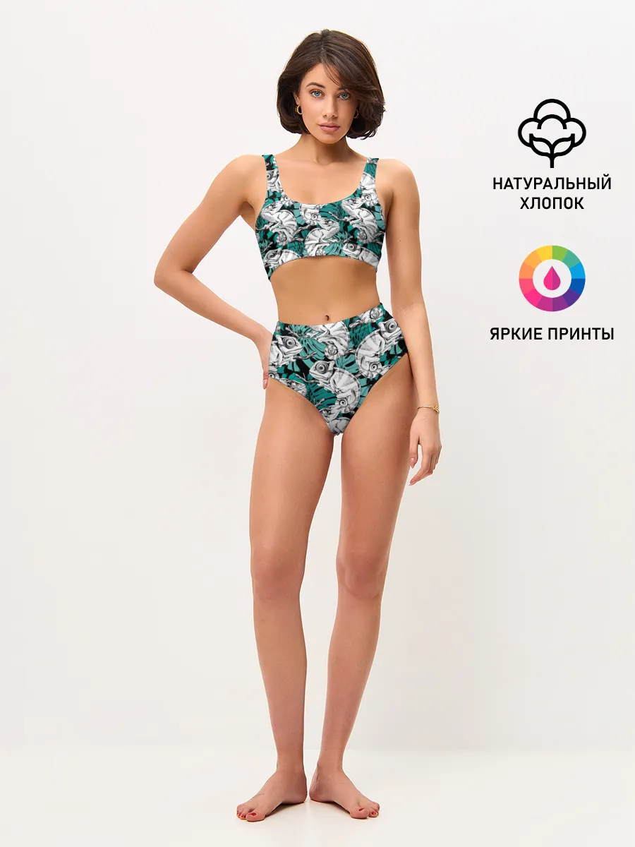 Женские топ и трусы / Хамелеоны