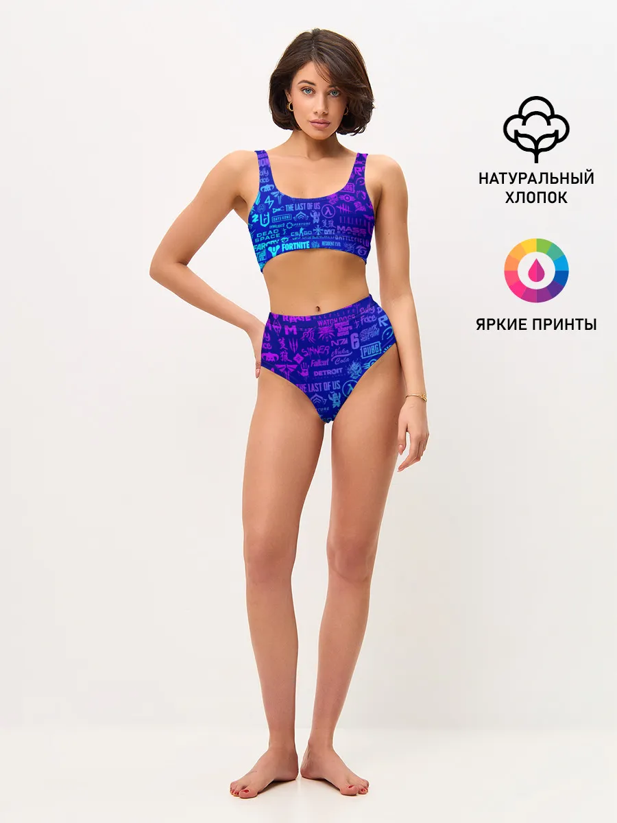 Женские топ и трусы / ЛОГОТИПЫ ИГР