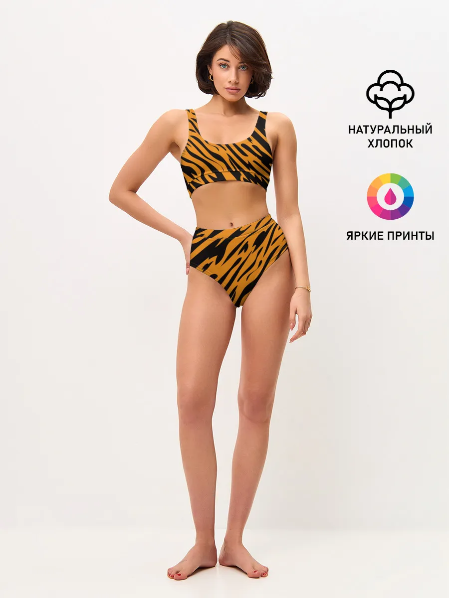 Женские топ и трусы / Тигр