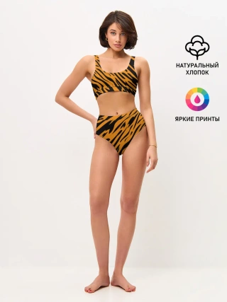 Женские топ и трусы / Тигр