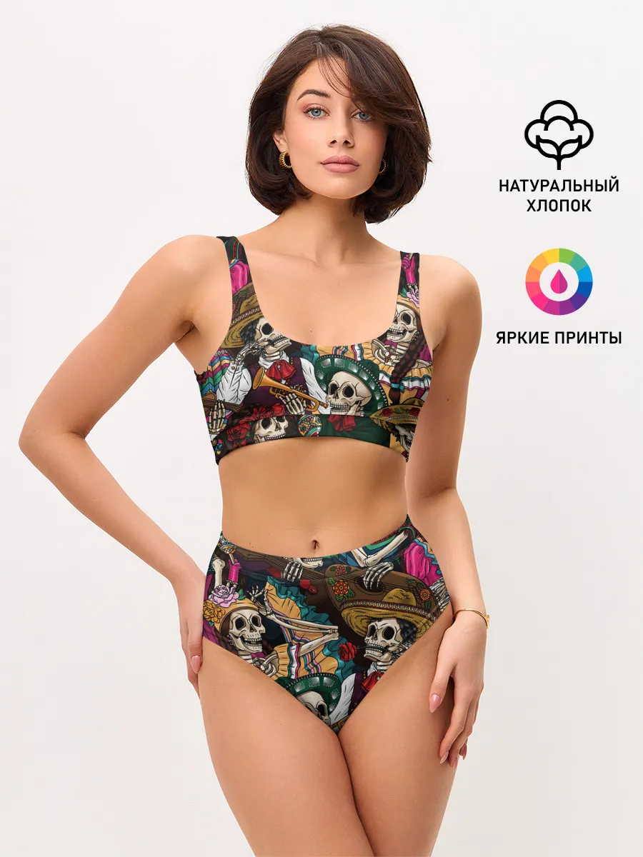 Женские топ и трусы / Мексиканская Вечеринка