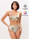 Женские топ и трусы / Нежные Пионы