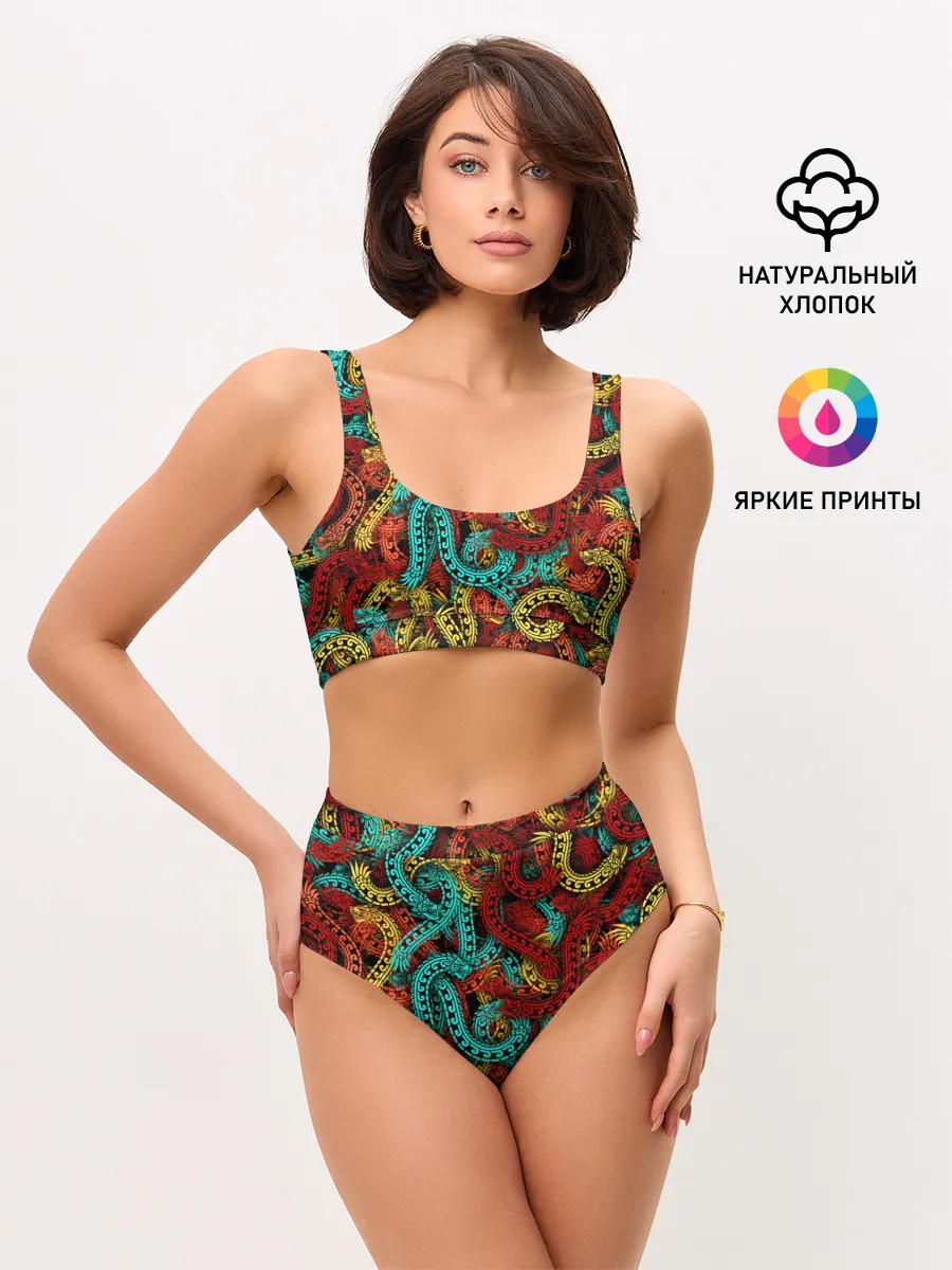 Женские топ и трусы / Кетцалькоатли