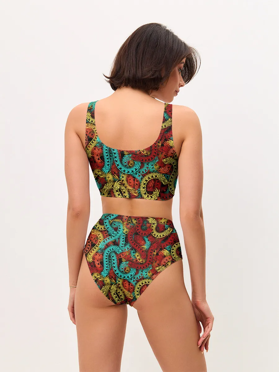 Женские топ и трусы / Кетцалькоатли