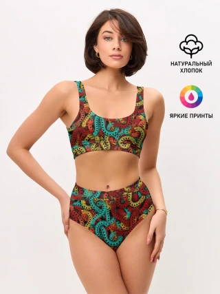Женские топ и трусы / Кетцалькоатли