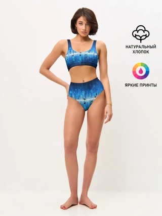Женские топ и трусы / Абстракция музыка