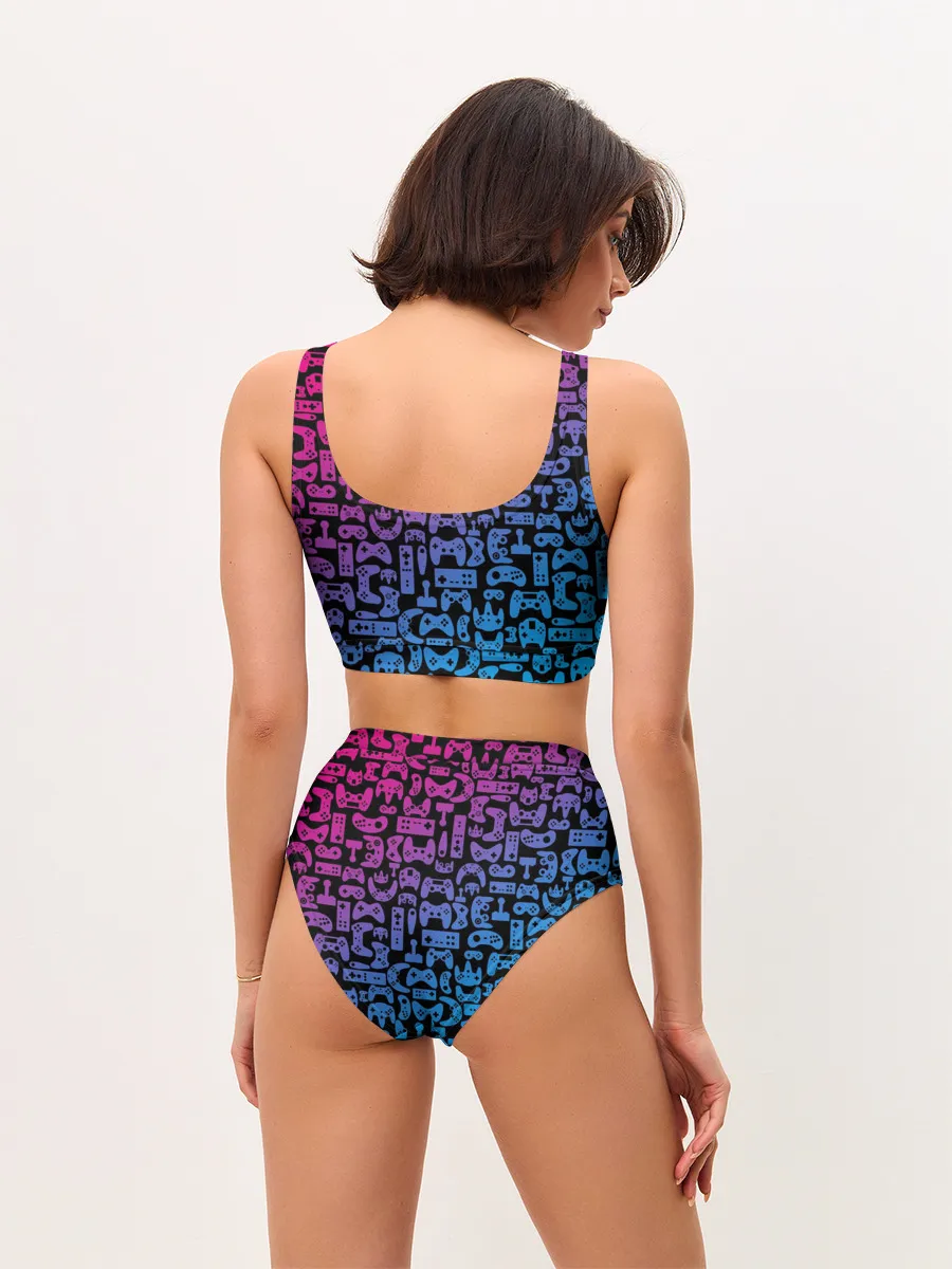 Женские топ и трусы / Neon Player