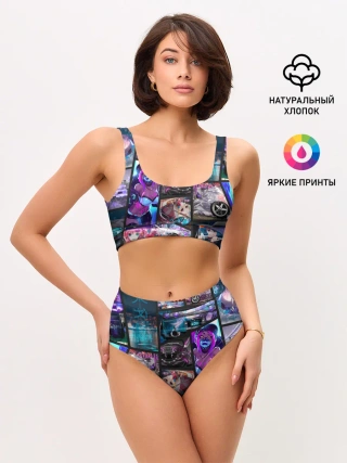 Женские топ и трусы / JDM Anime