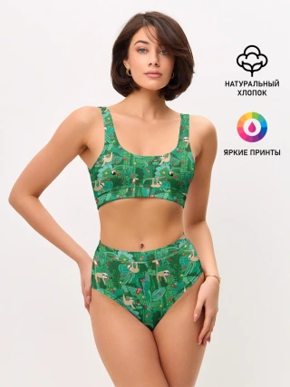 Женские топ и трусы / Ленивцы