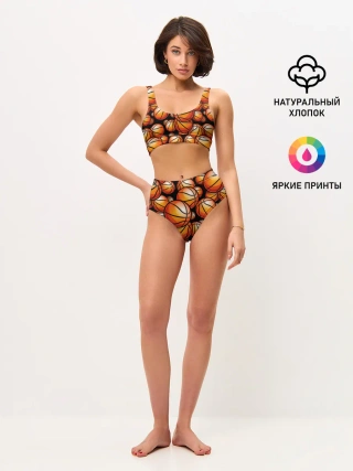 Женские топ и трусы / Баскетбольные мячи