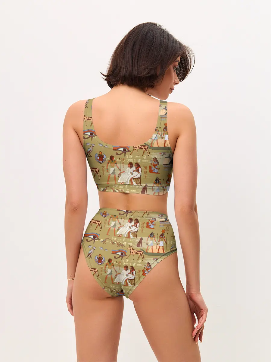 Женские топ и трусы / Египетские Боги