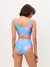 Женские топ и трусы / Мрамор Tie Dye