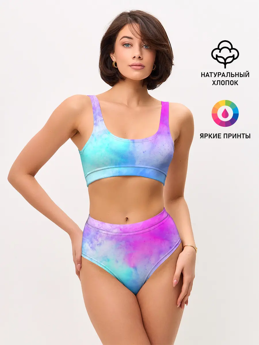 Женские топ и трусы / Лето