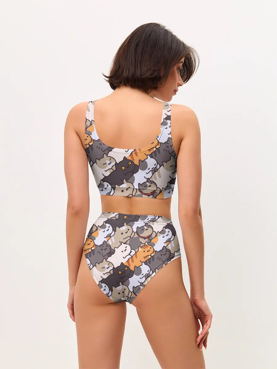 Женские топ и трусы / Котомания