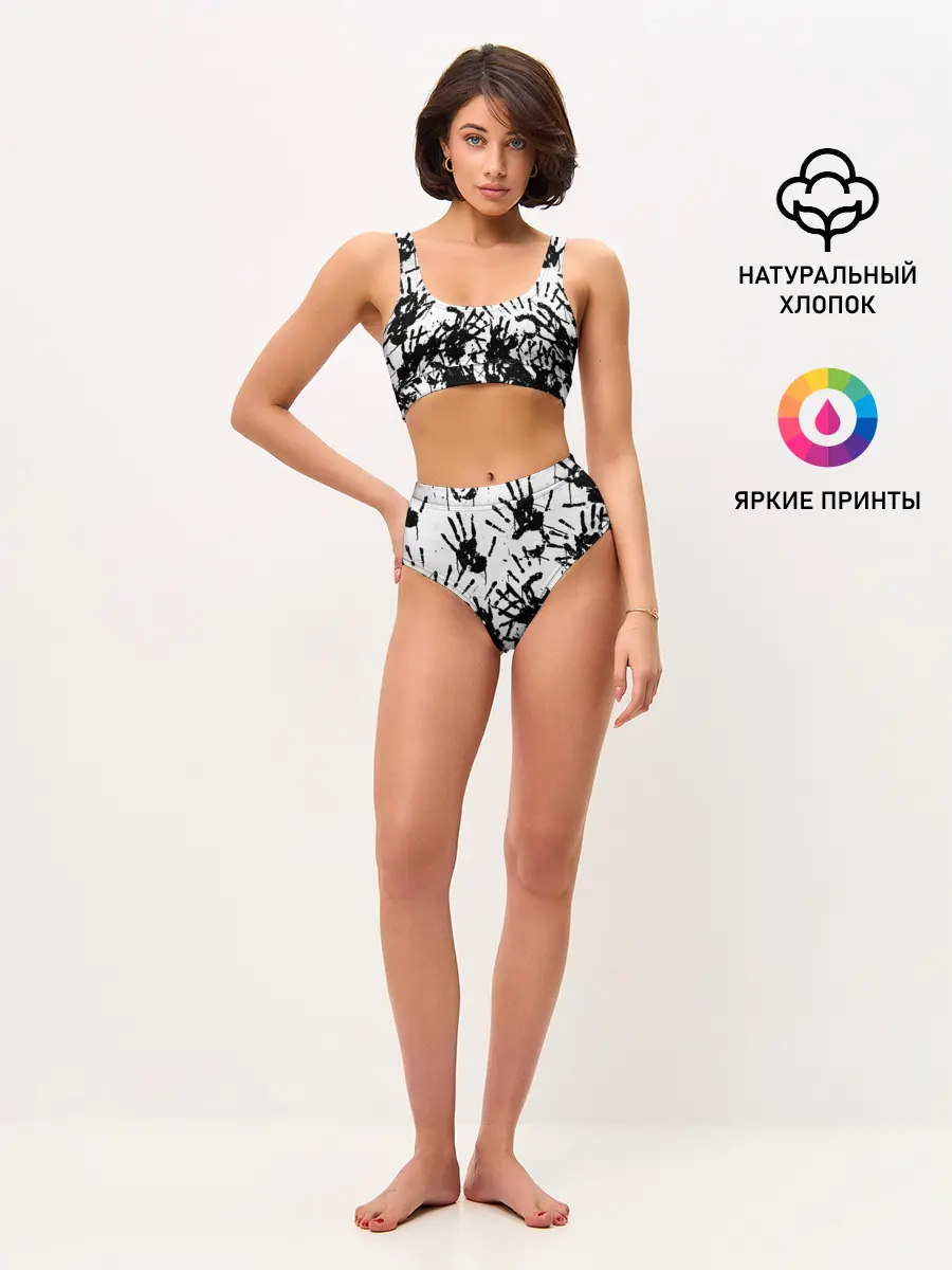 Женские топ и трусы / Отпечатки - DEATH STRANDING