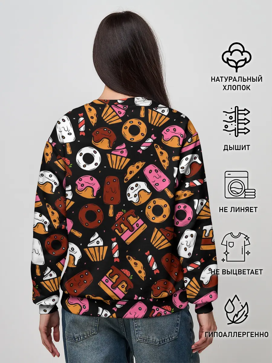 Женский свитшот / Вкусняшки