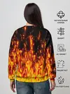 Женский свитшот / FIRE PUMPKIN