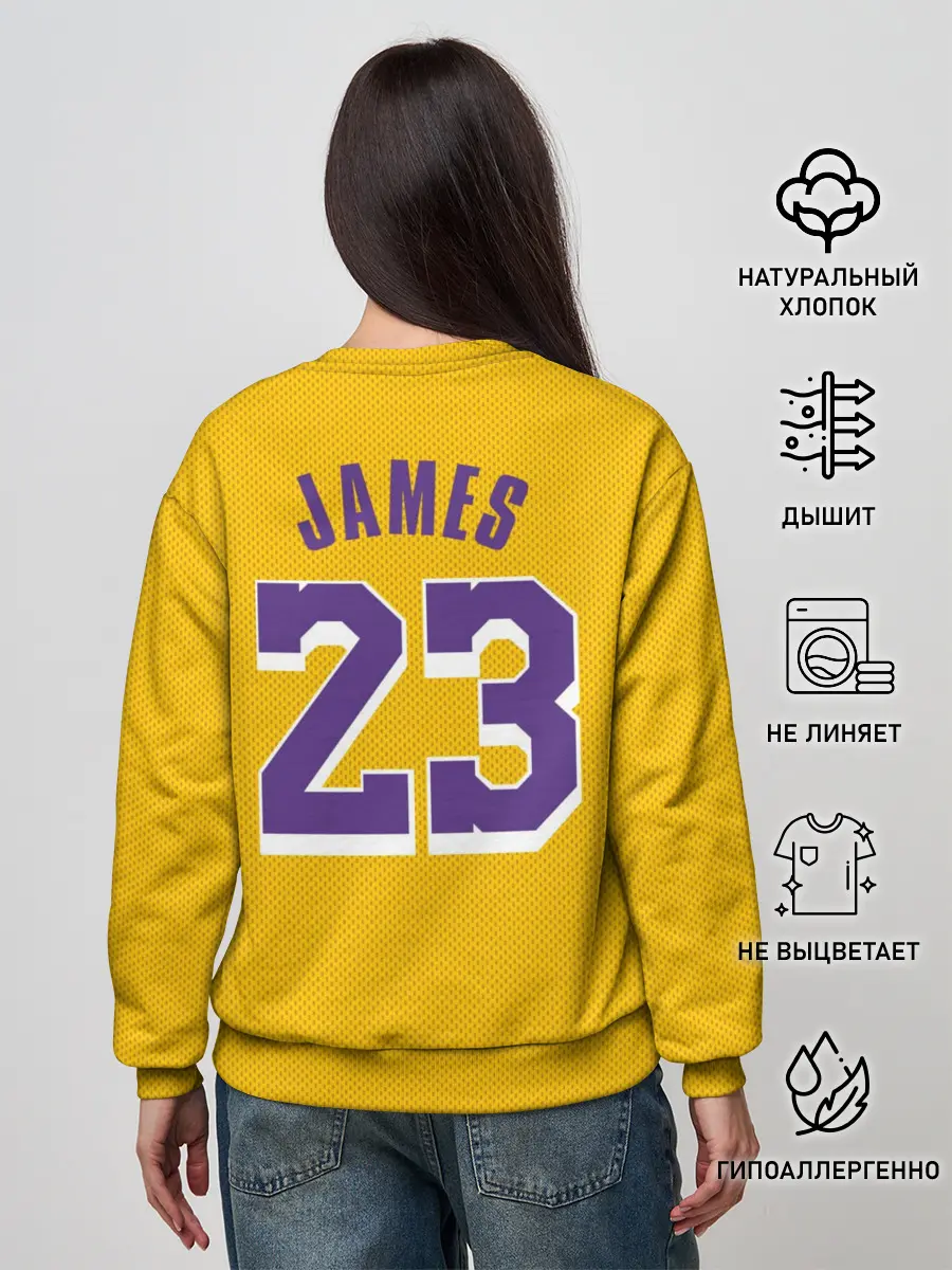 Женский свитшот / James 18-19 LA Lakers home