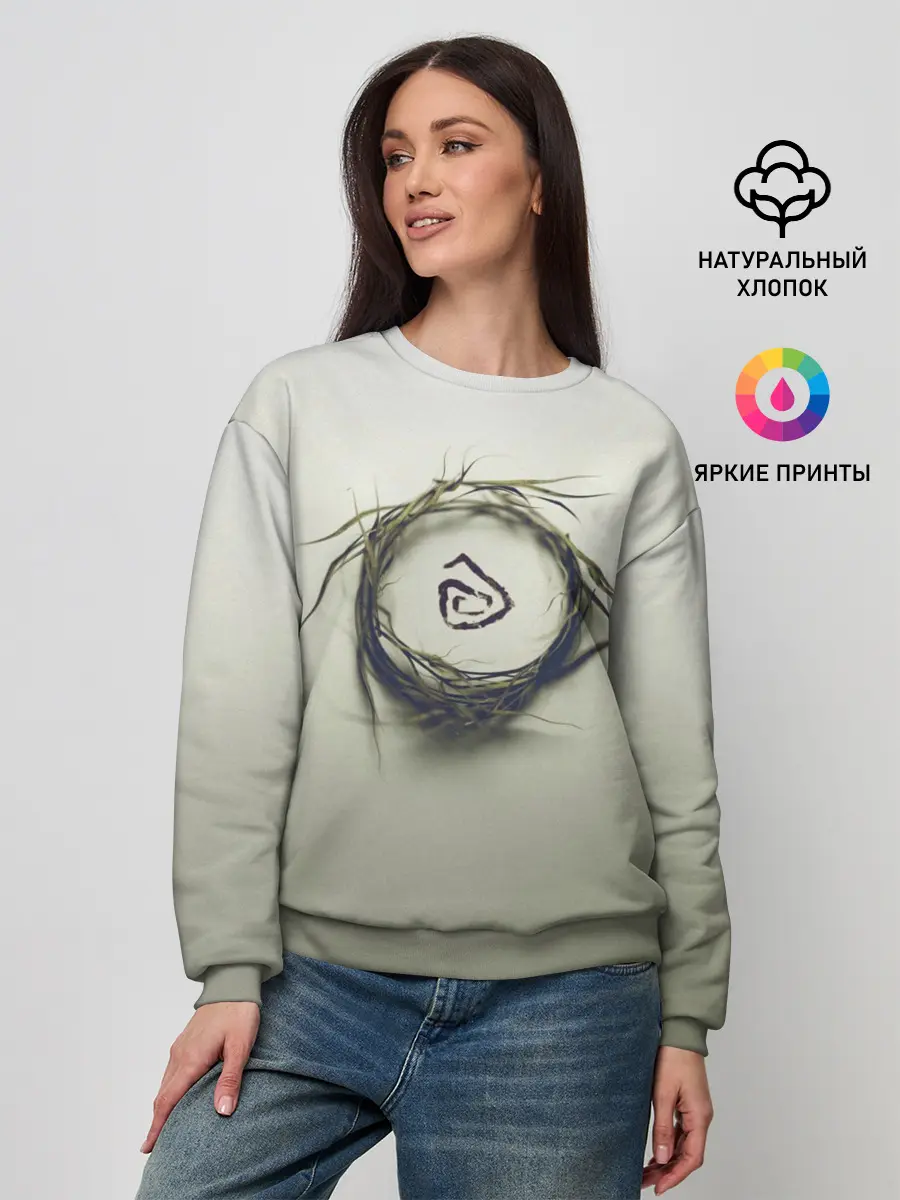 Женский свитшот / Настоящий Детектив Символ