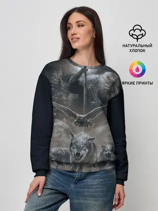 Женский свитшот / русь