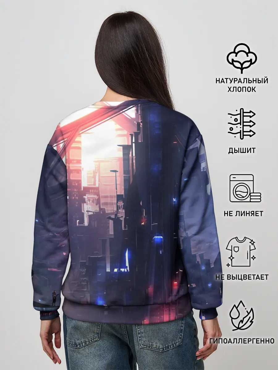 Женский свитшот / Cyberpunk 2077