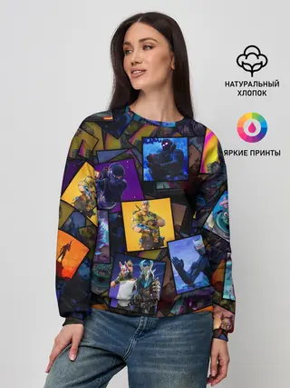 Женский свитшот / FORTNITE | ФОРТНАЙТ