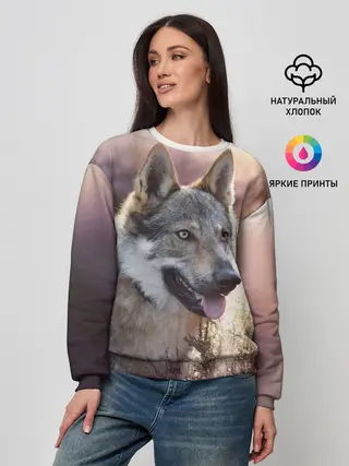 Женский свитшот / Волк